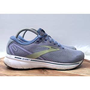 Brooks Ghost 14 Shoes Womens Size 9 Purple Blue Cushion Neutral Running Sneakers